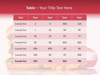 Meal Red Potato PowerPoint Template