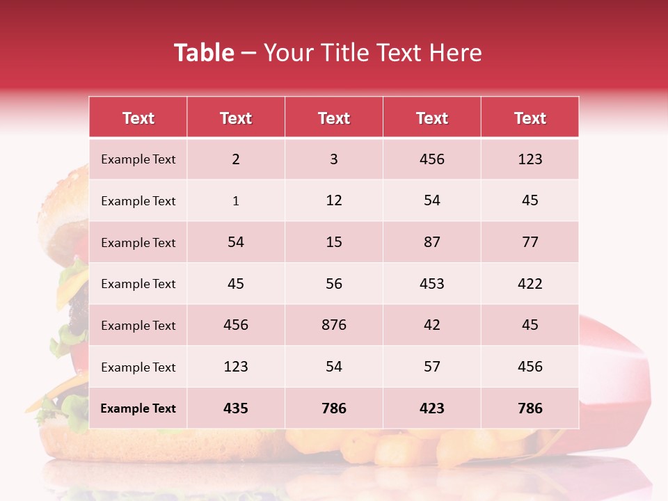 Meal Red Potato PowerPoint Template