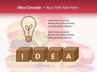 Meal Red Potato PowerPoint Template