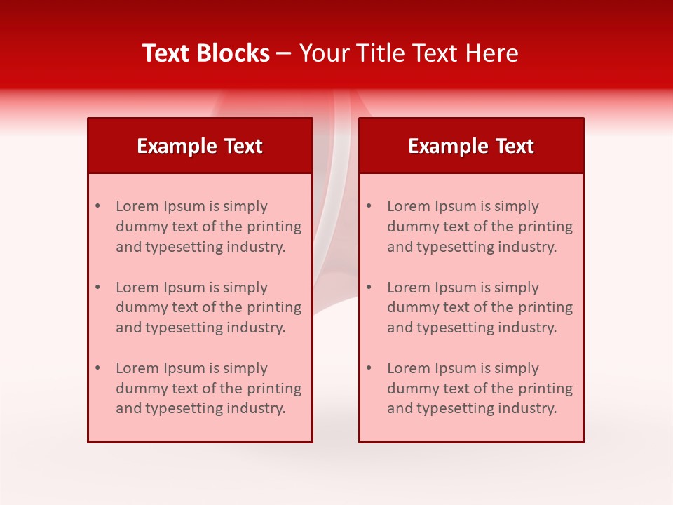 A Red And White Megaphone On A White Background PowerPoint Template