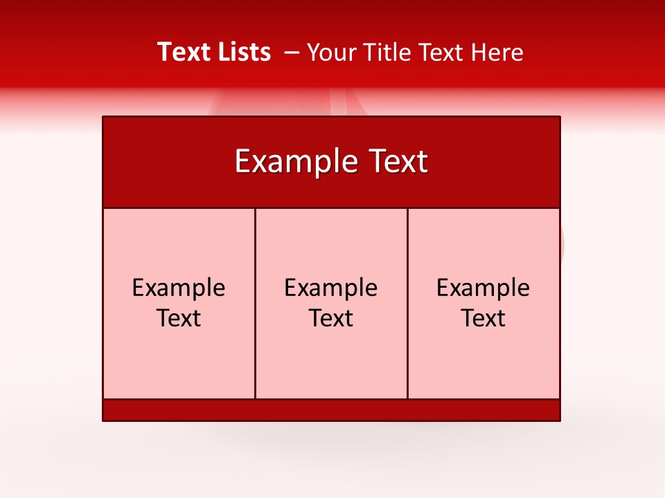 A Red And White Megaphone On A White Background PowerPoint Template