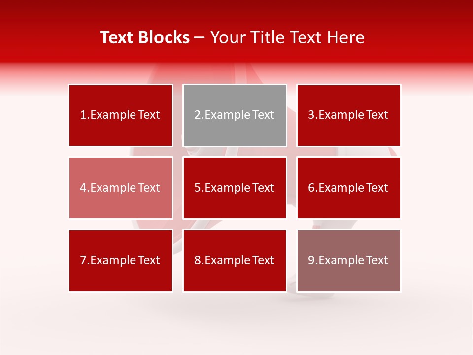 A Red And White Megaphone On A White Background PowerPoint Template