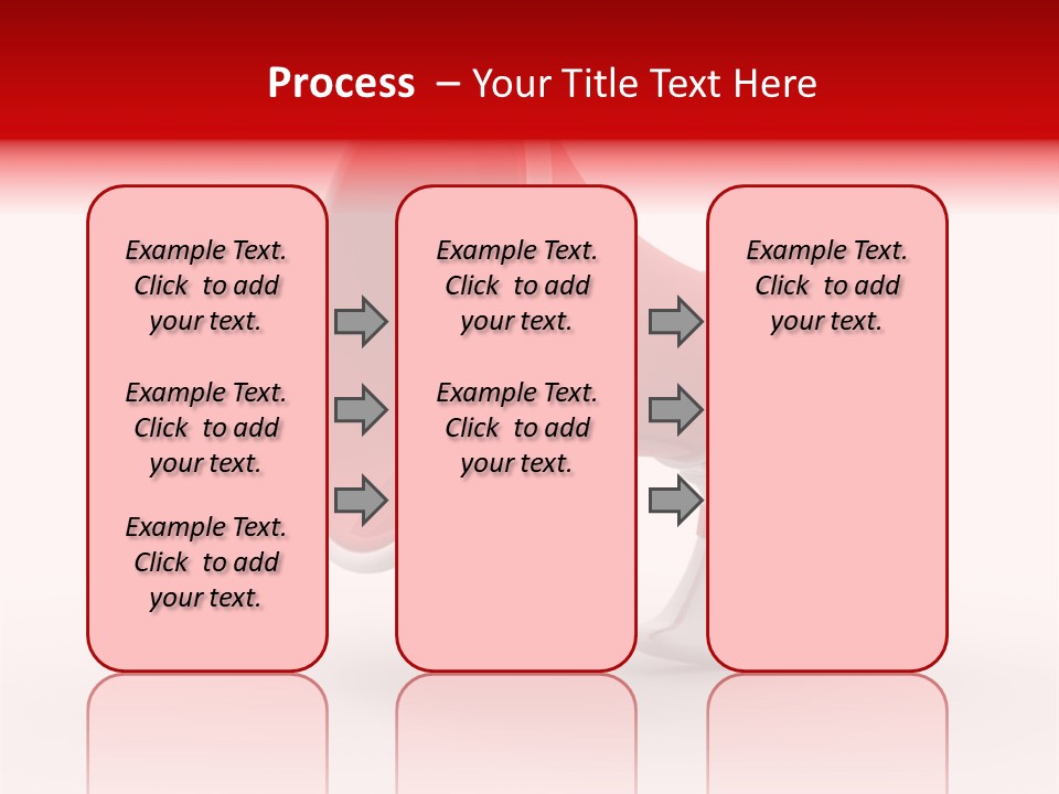 A Red And White Megaphone On A White Background PowerPoint Template