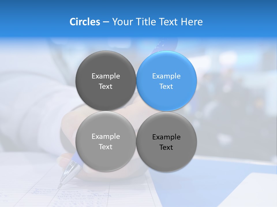 Selective Focus Business Fill In PowerPoint Template
