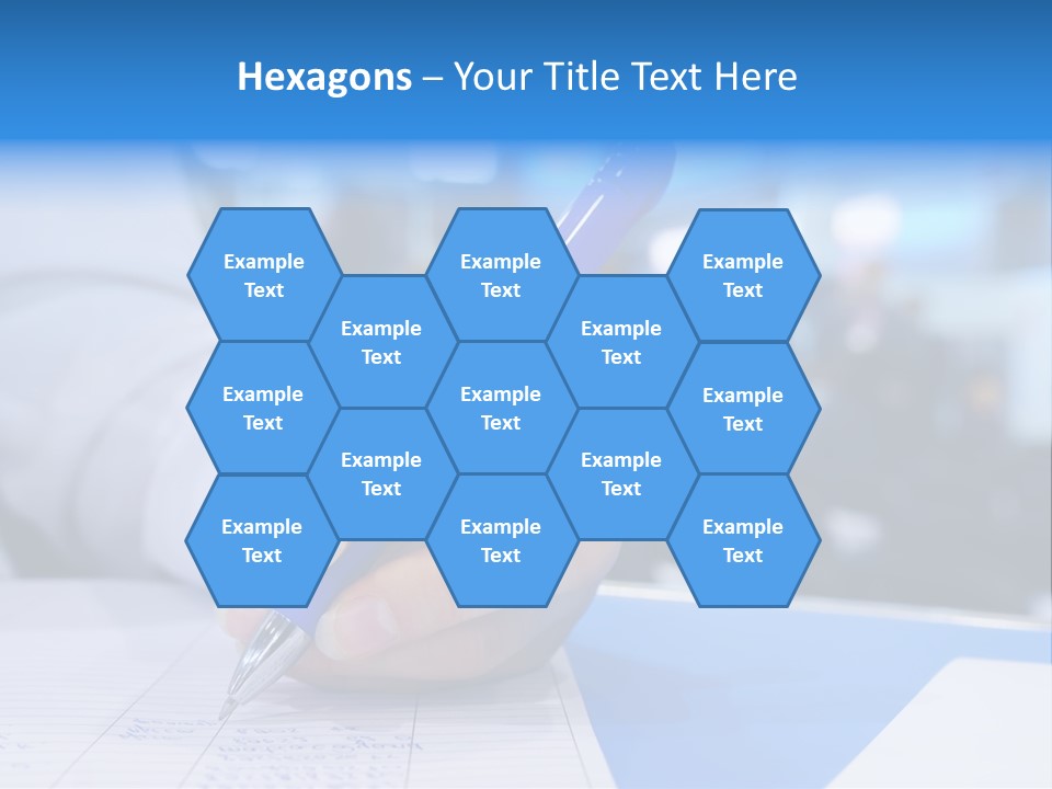 Selective Focus Business Fill In PowerPoint Template