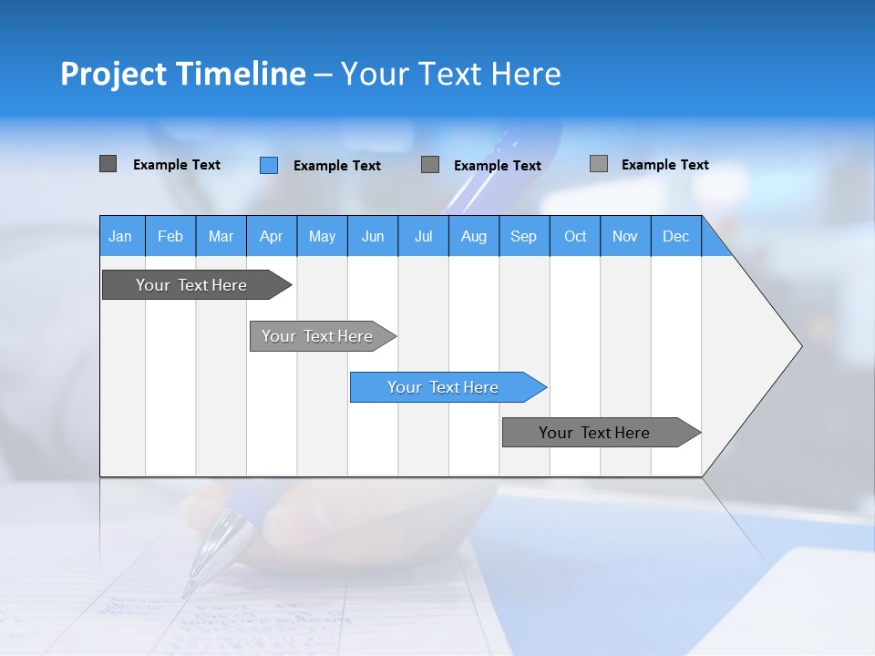Selective Focus Business Fill In PowerPoint Template