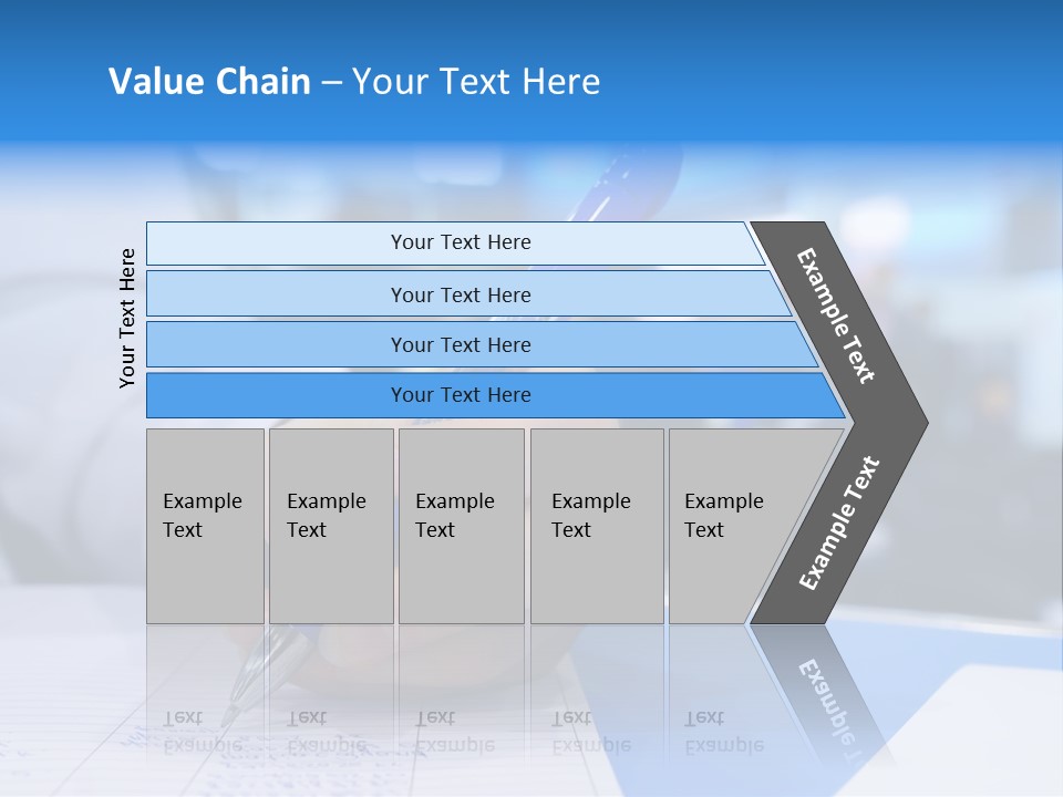 Selective Focus Business Fill In PowerPoint Template