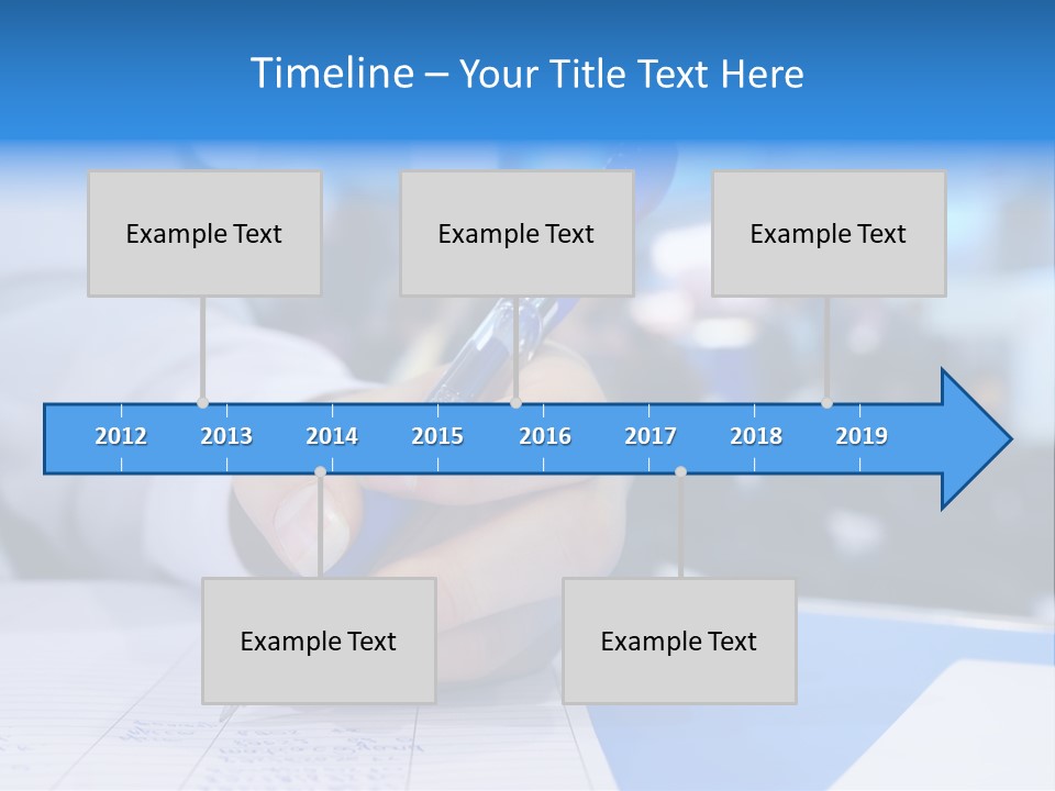 Selective Focus Business Fill In PowerPoint Template