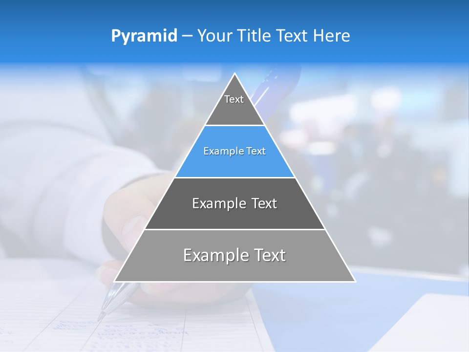 Selective Focus Business Fill In PowerPoint Template