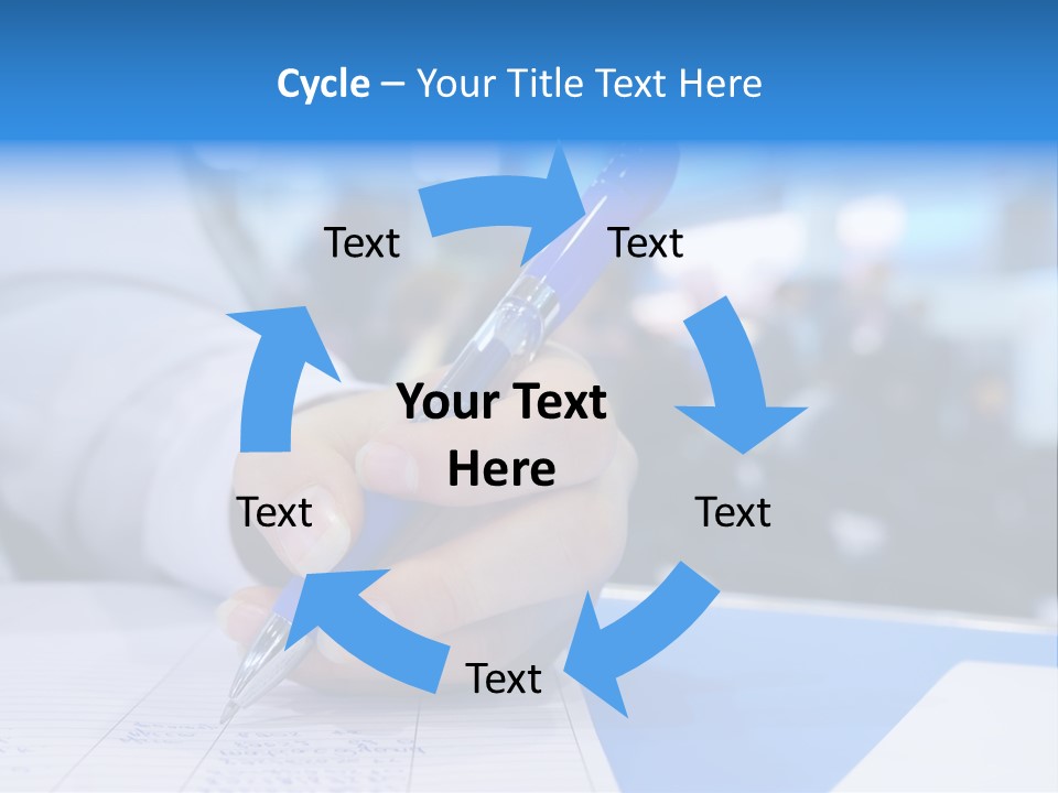 Selective Focus Business Fill In PowerPoint Template