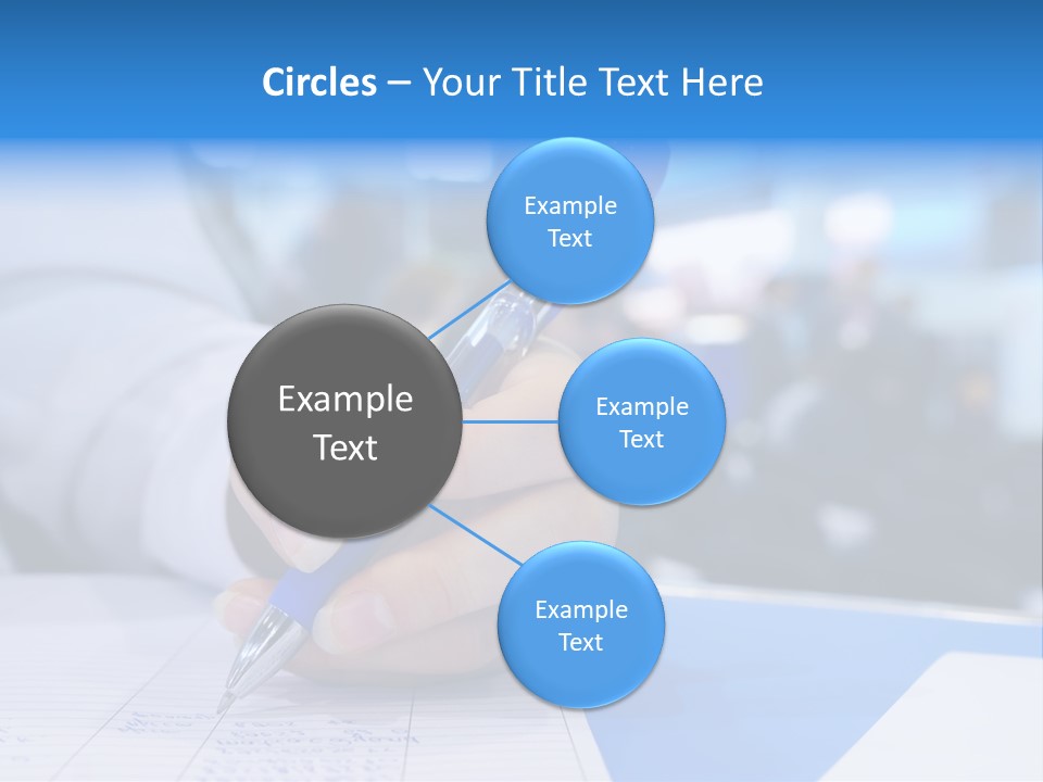 Selective Focus Business Fill In PowerPoint Template