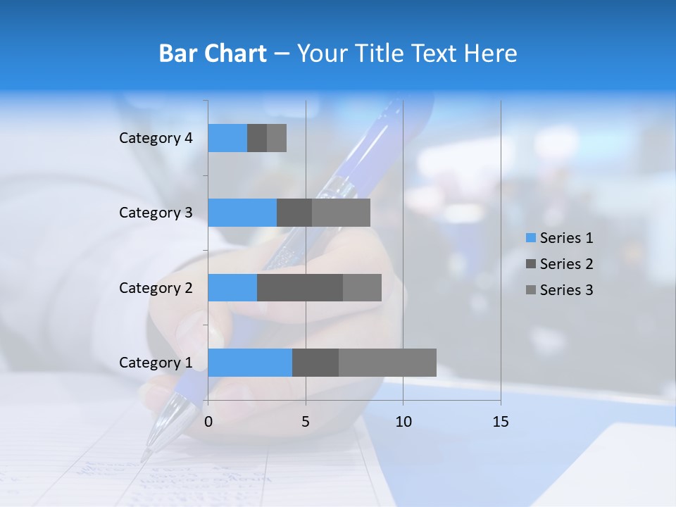 Selective Focus Business Fill In PowerPoint Template