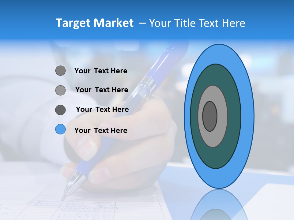 Selective Focus Business Fill In PowerPoint Template