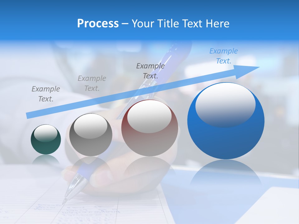 Selective Focus Business Fill In PowerPoint Template