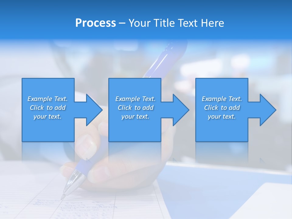 Selective Focus Business Fill In PowerPoint Template