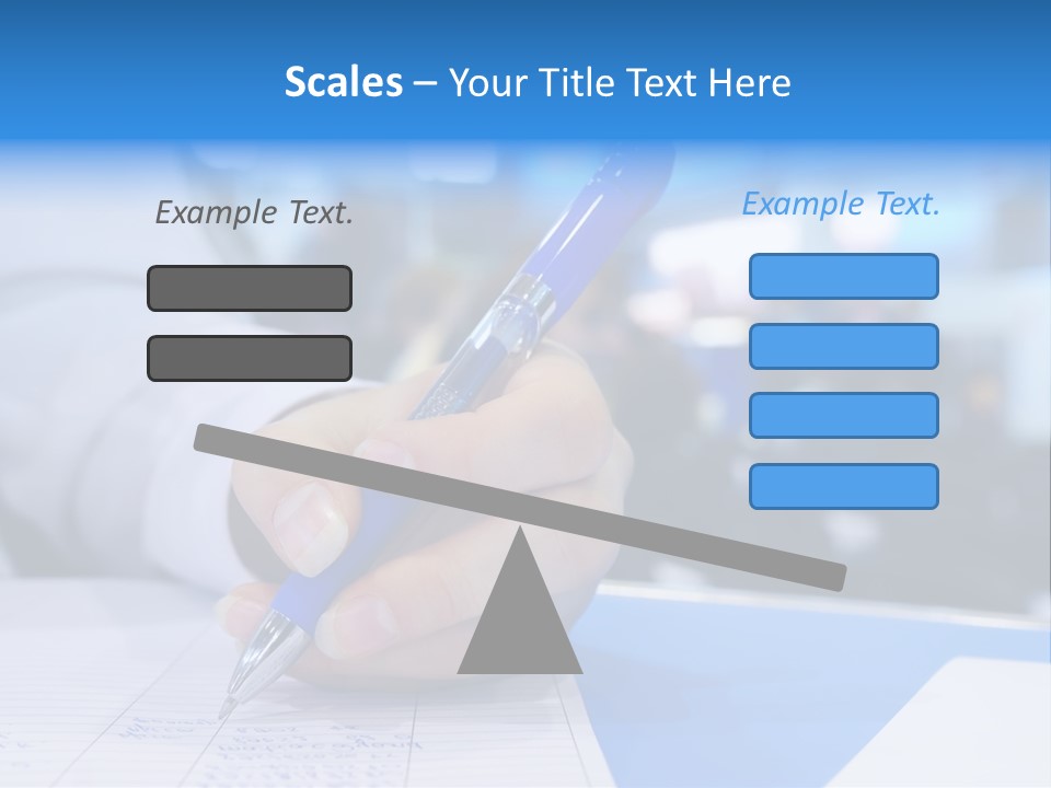 Selective Focus Business Fill In PowerPoint Template