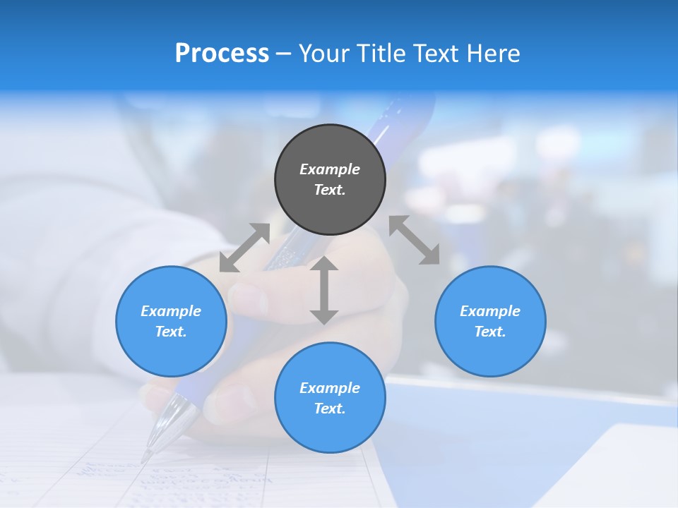 Selective Focus Business Fill In PowerPoint Template