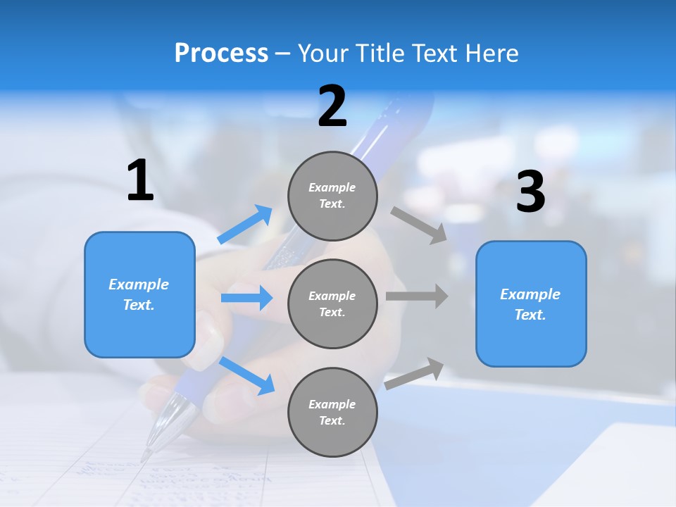 Selective Focus Business Fill In PowerPoint Template