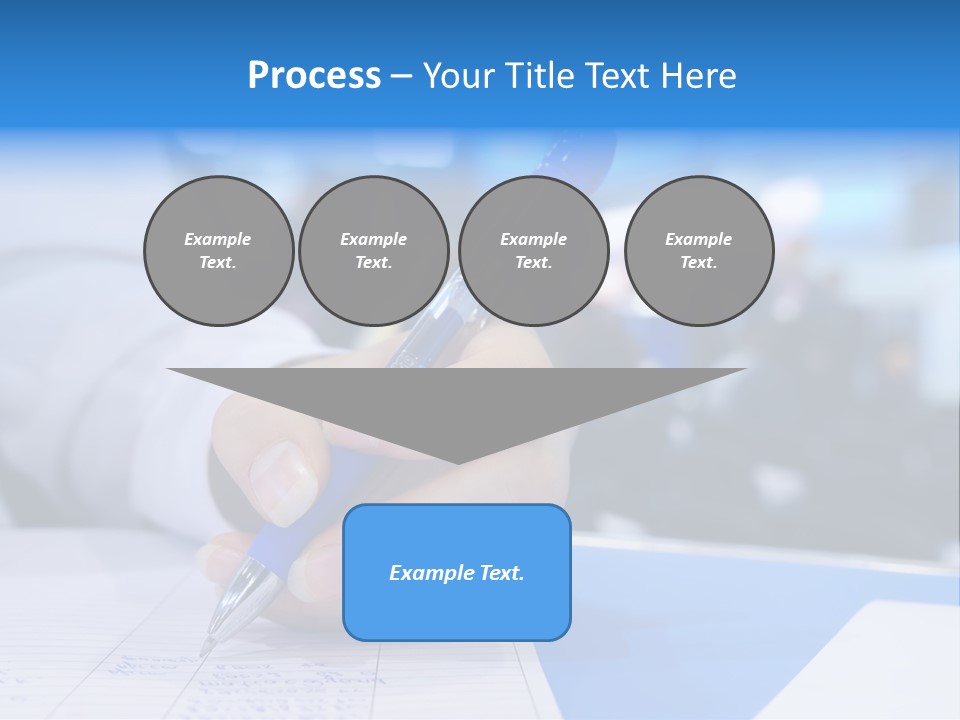 Selective Focus Business Fill In PowerPoint Template