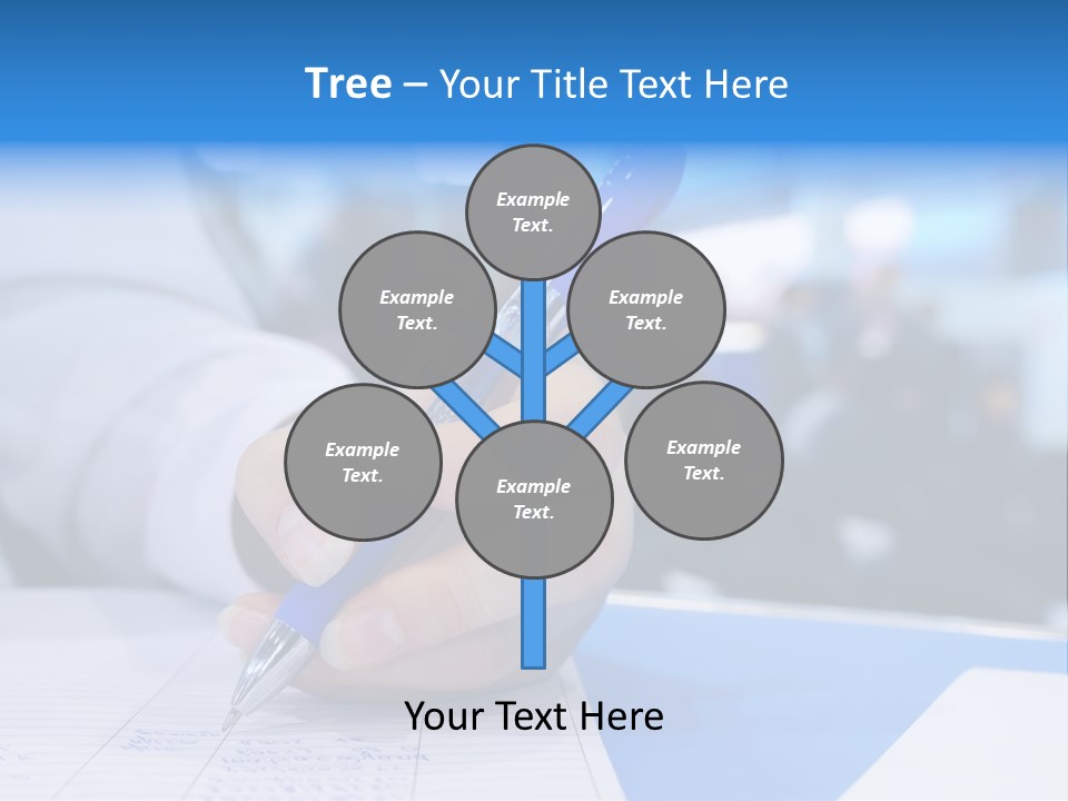 Selective Focus Business Fill In PowerPoint Template