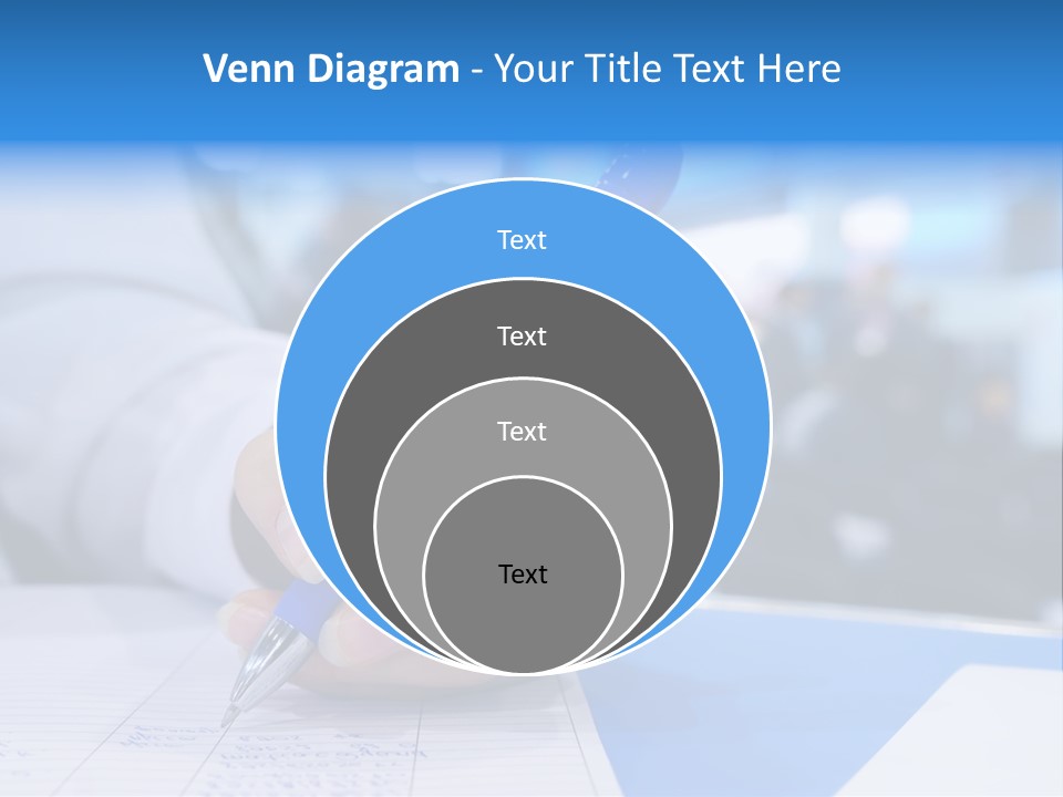 Selective Focus Business Fill In PowerPoint Template