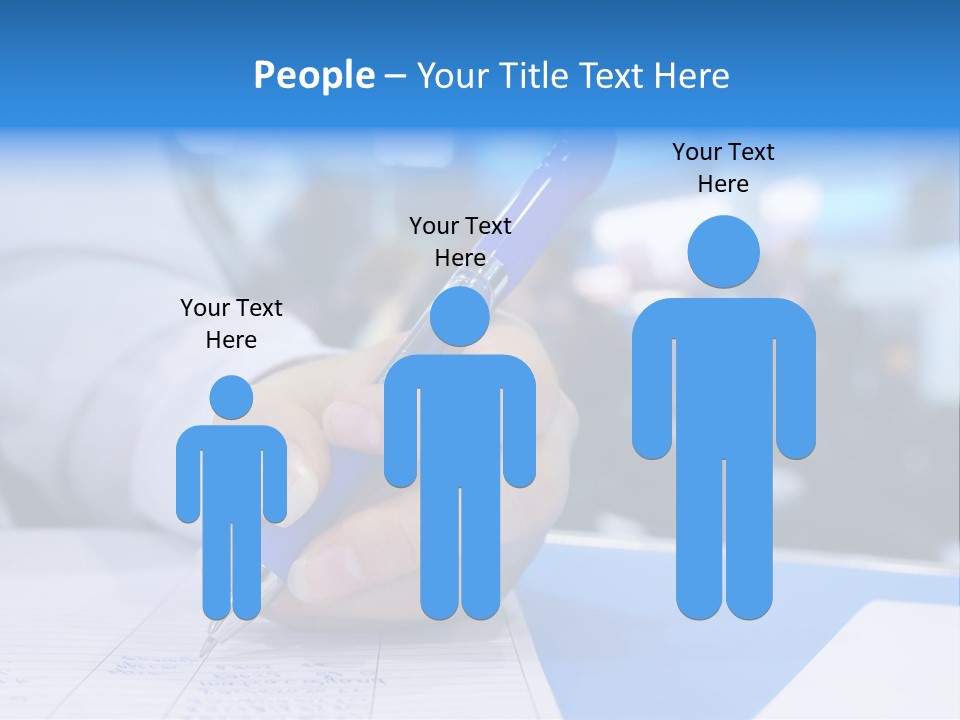 Selective Focus Business Fill In PowerPoint Template
