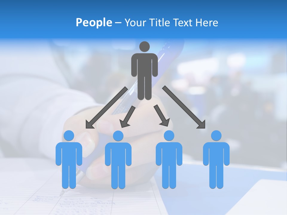 Selective Focus Business Fill In PowerPoint Template