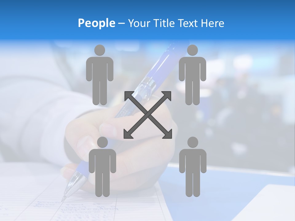 Selective Focus Business Fill In PowerPoint Template