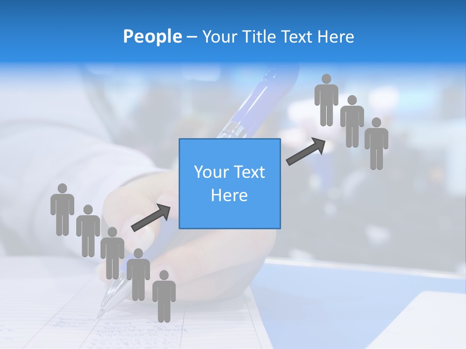 Selective Focus Business Fill In PowerPoint Template