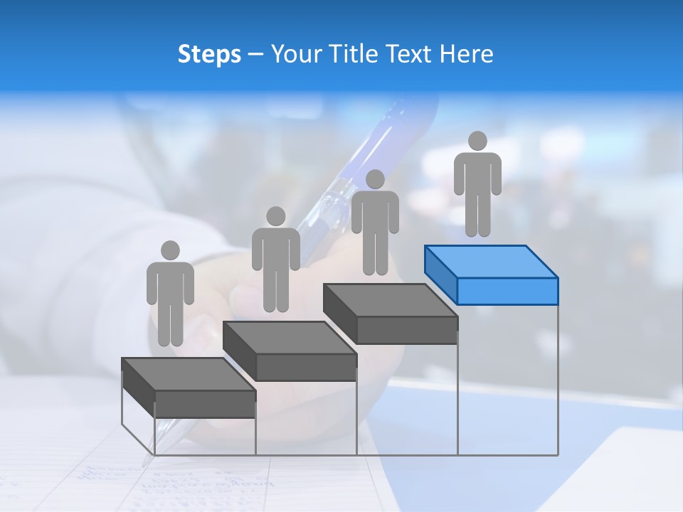 Selective Focus Business Fill In PowerPoint Template