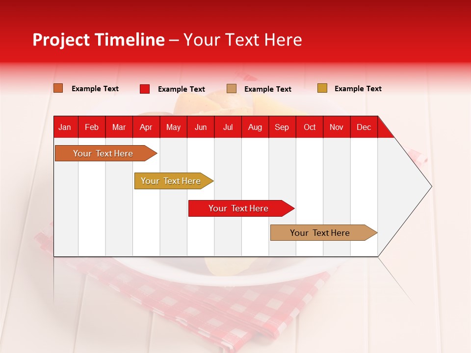 Food Potatoes Napkin PowerPoint Template