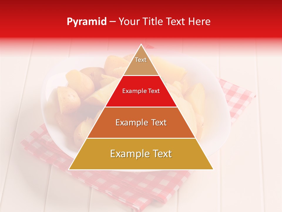 Food Potatoes Napkin PowerPoint Template