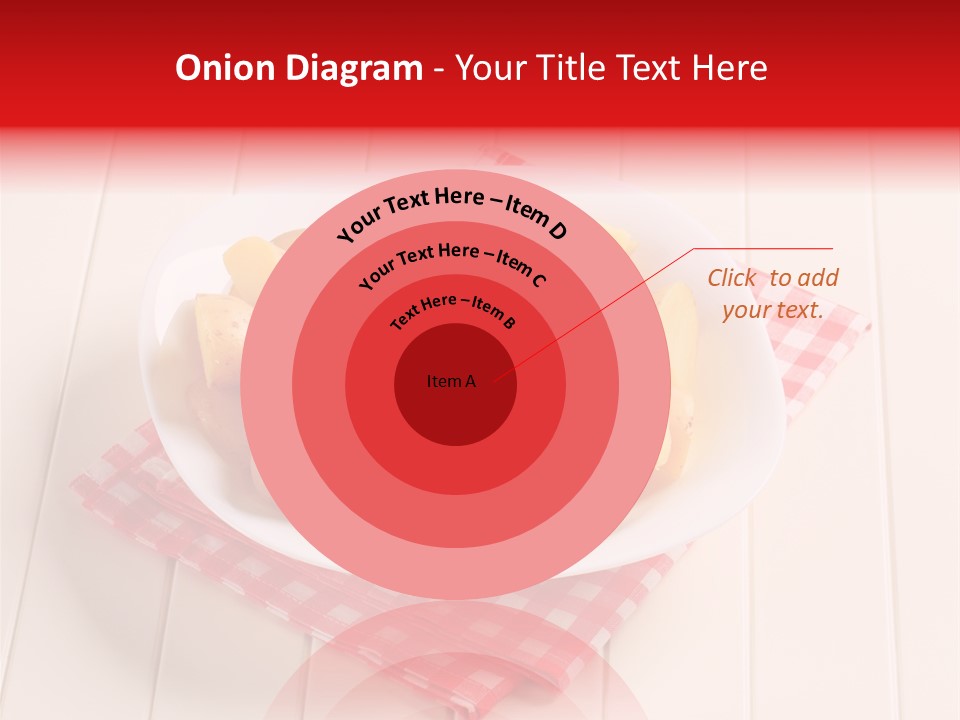 Food Potatoes Napkin PowerPoint Template