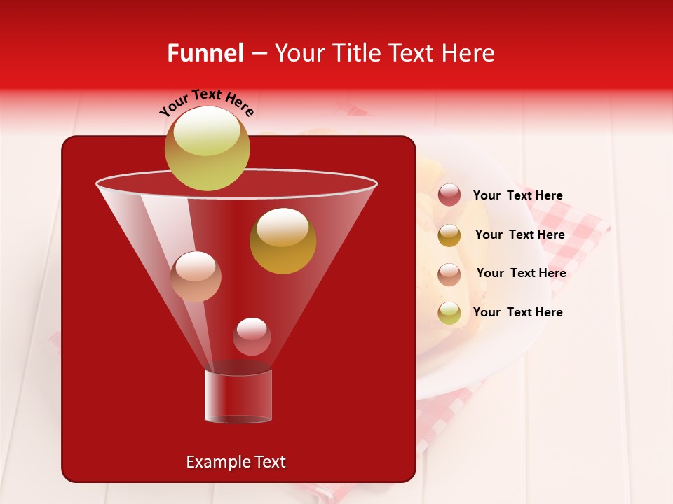 Food Potatoes Napkin PowerPoint Template