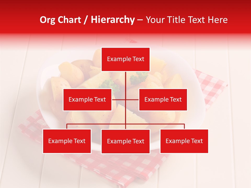 Food Potatoes Napkin PowerPoint Template