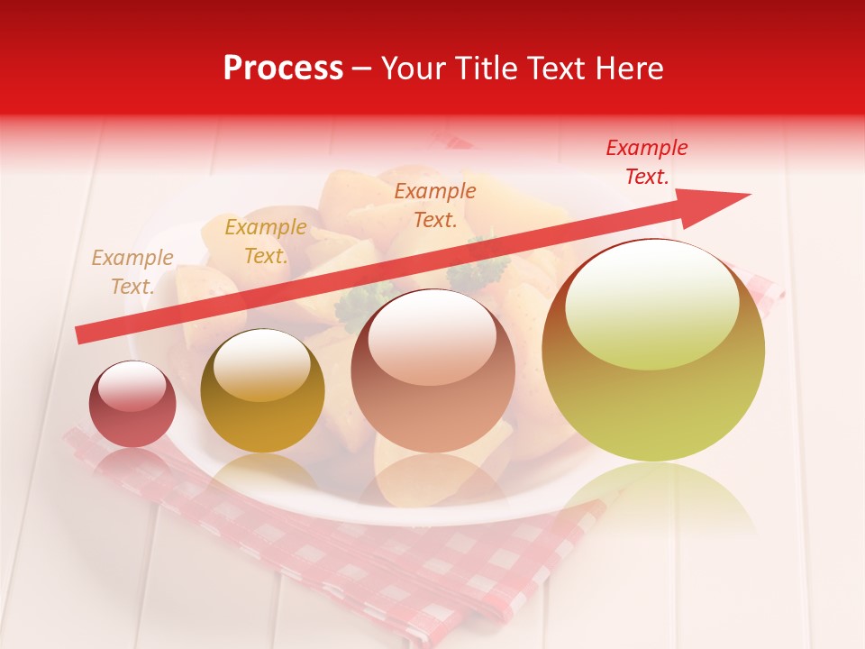Food Potatoes Napkin PowerPoint Template