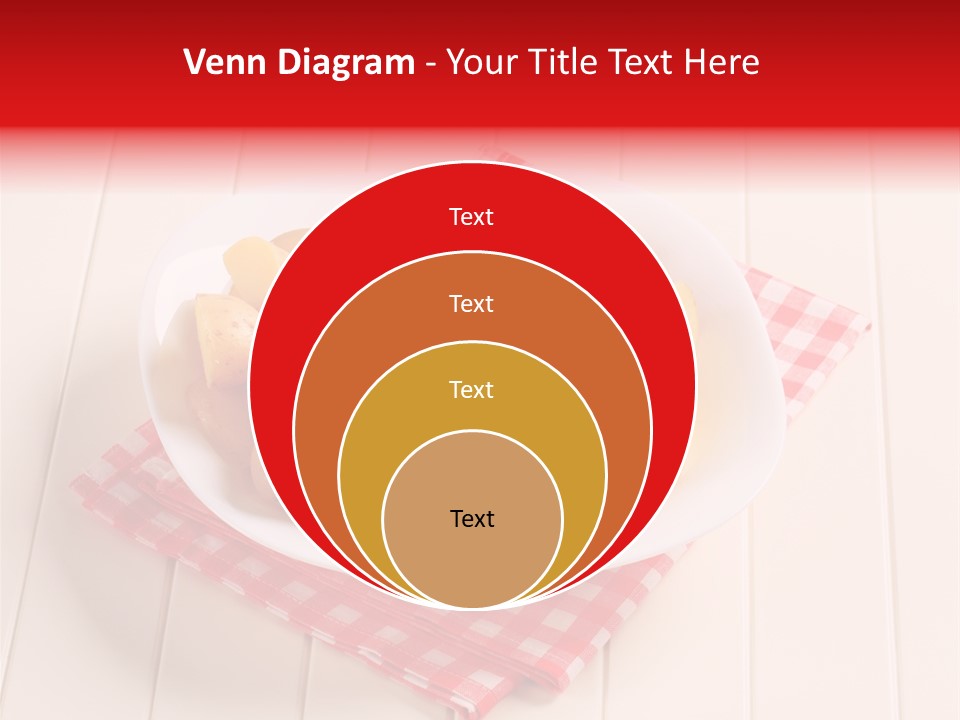Food Potatoes Napkin PowerPoint Template