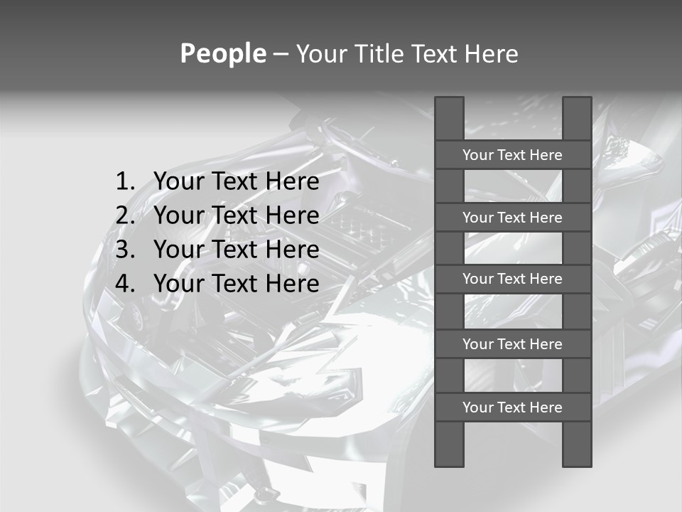 Character Lightbulb Social PowerPoint Template