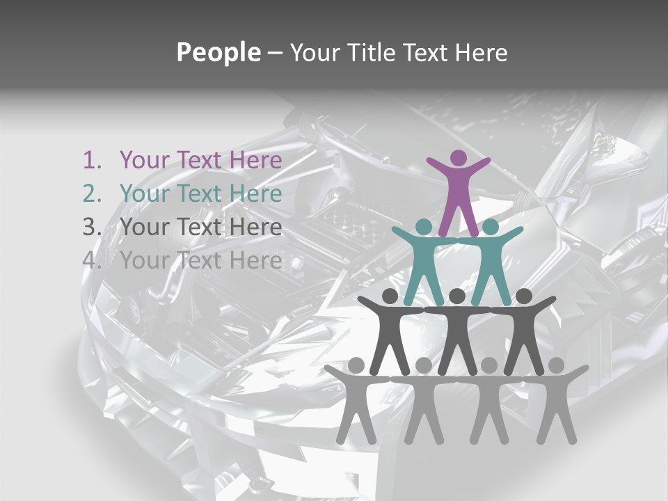 Character Lightbulb Social PowerPoint Template