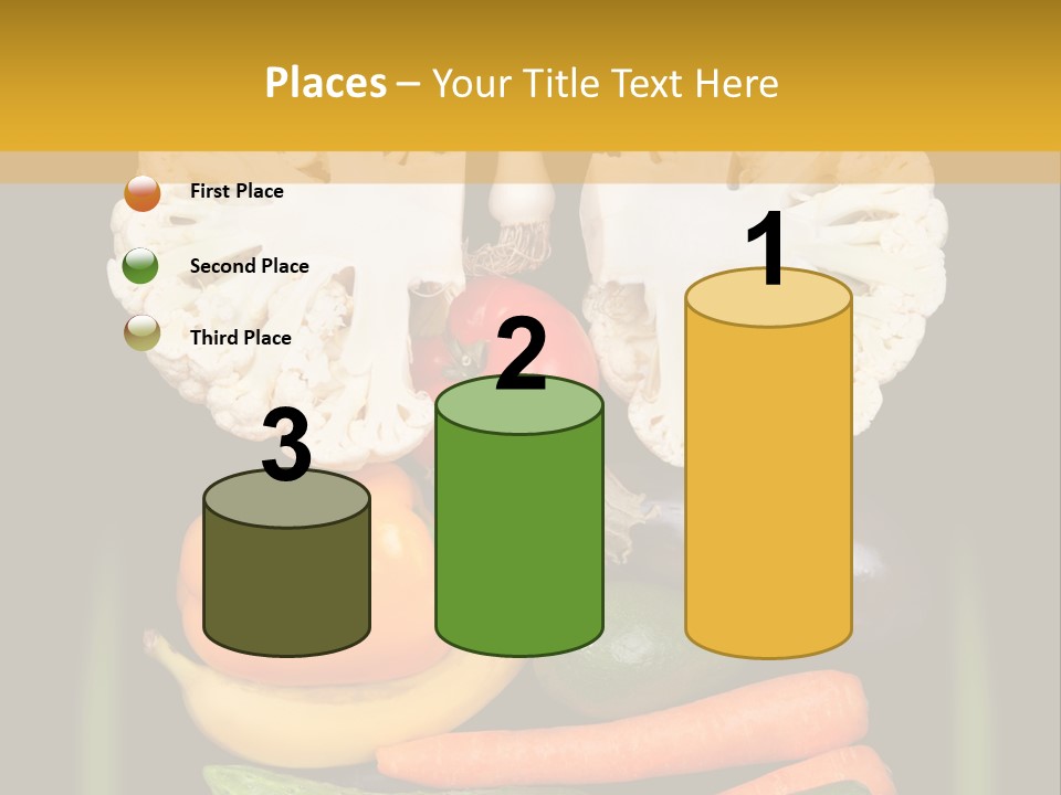 Cauliflower Fruit Detox PowerPoint Template