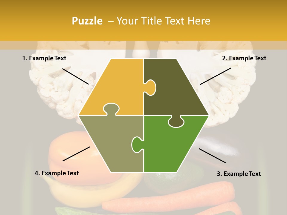 Cauliflower Fruit Detox PowerPoint Template