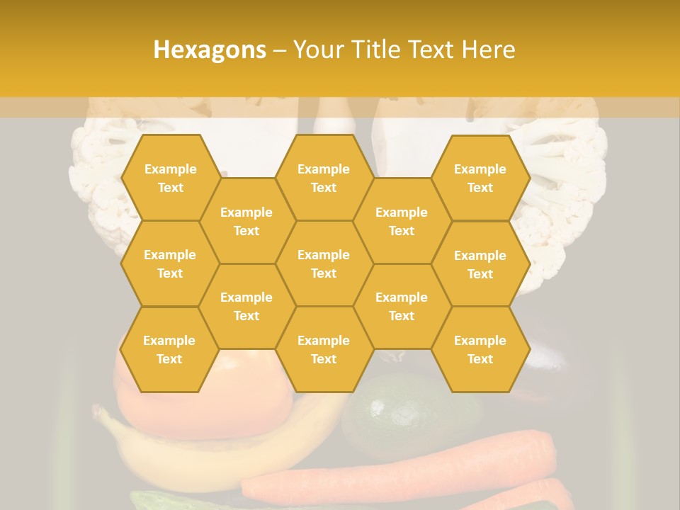 Cauliflower Fruit Detox PowerPoint Template