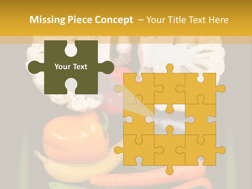 Cauliflower Fruit Detox PowerPoint Template