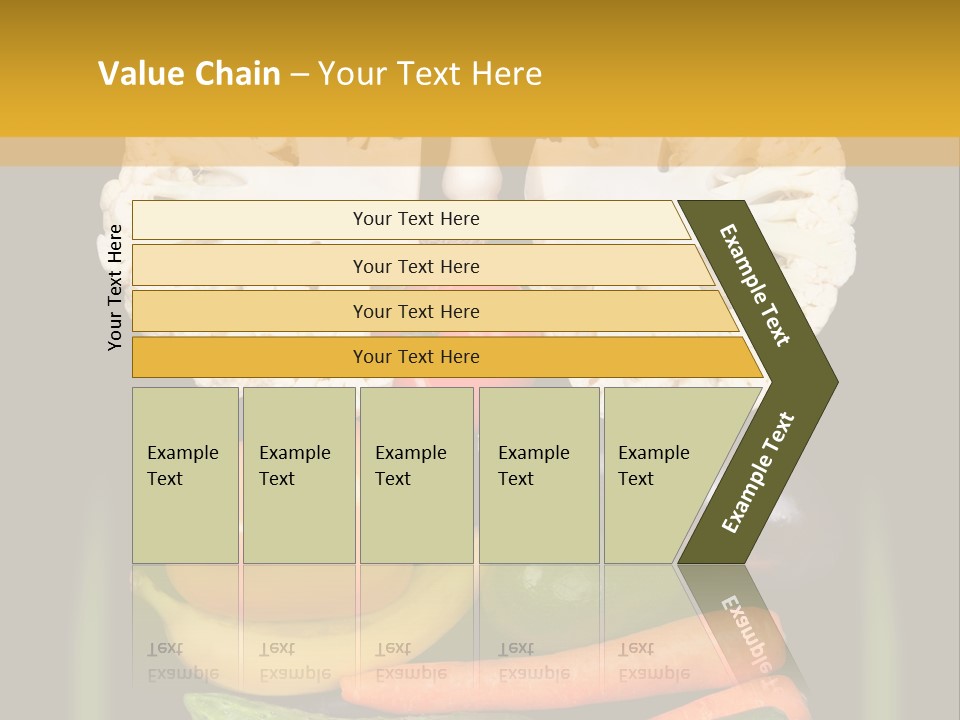 Cauliflower Fruit Detox PowerPoint Template