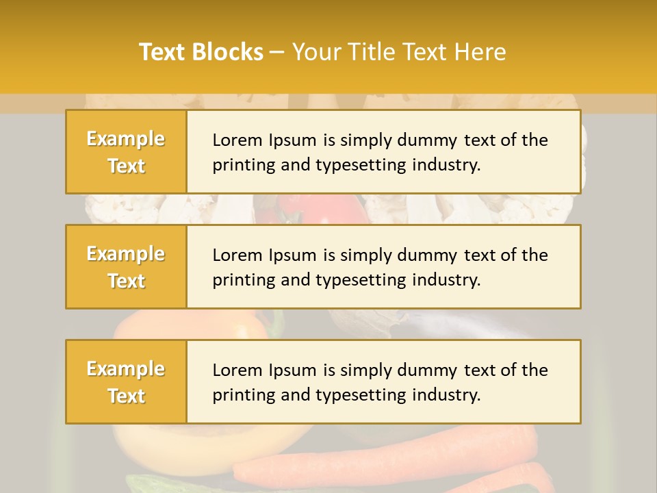 Cauliflower Fruit Detox PowerPoint Template