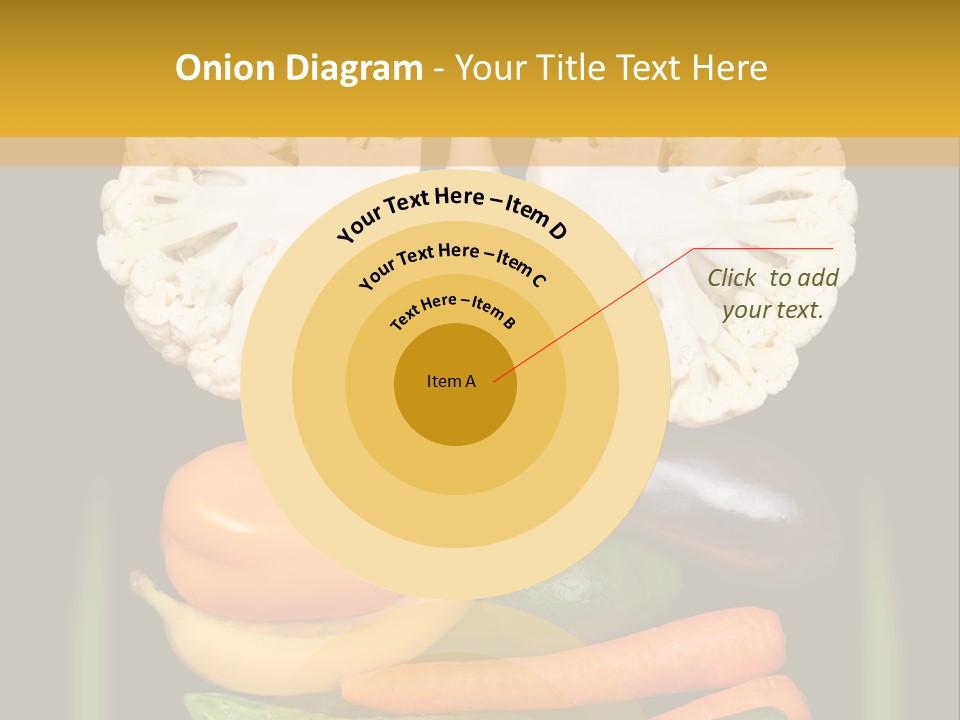 Cauliflower Fruit Detox PowerPoint Template