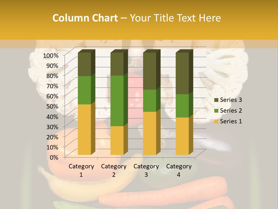 Cauliflower Fruit Detox PowerPoint Template