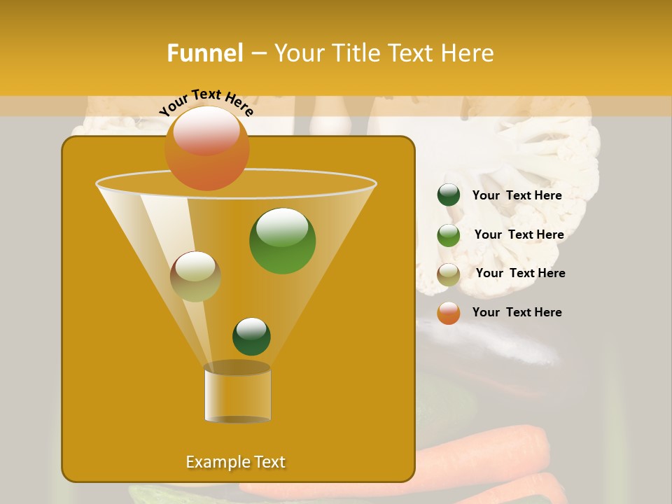 Cauliflower Fruit Detox PowerPoint Template