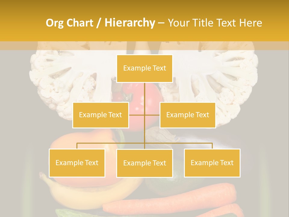Cauliflower Fruit Detox PowerPoint Template