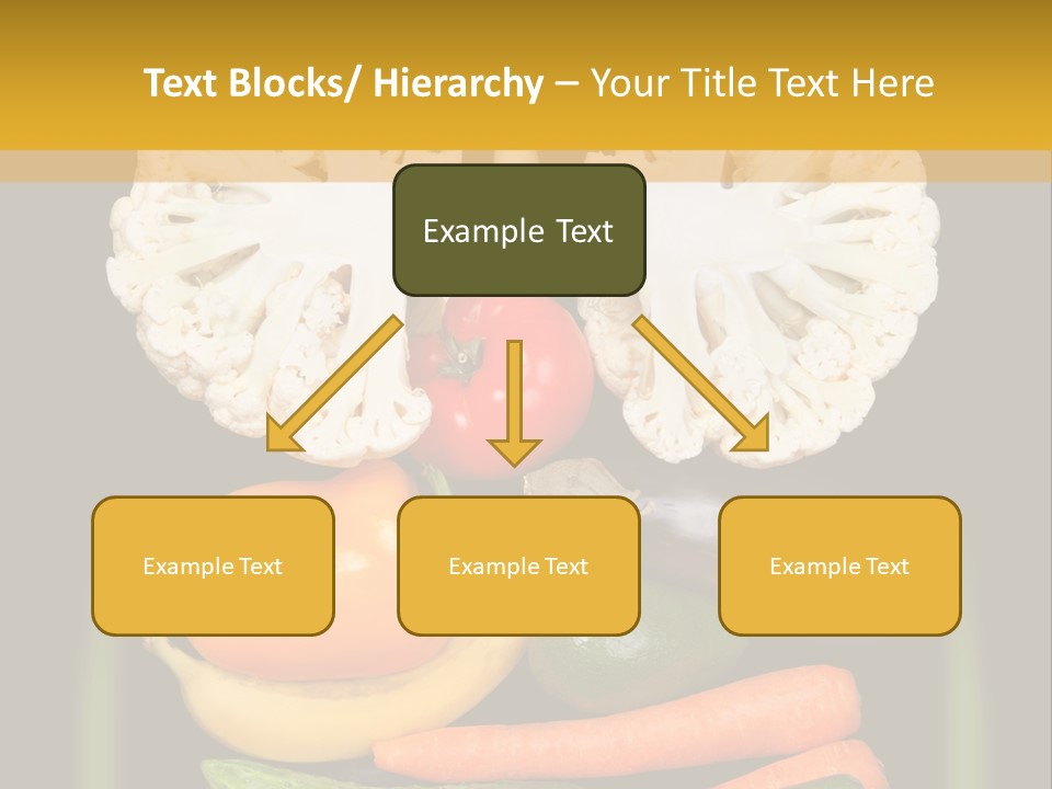 Cauliflower Fruit Detox PowerPoint Template